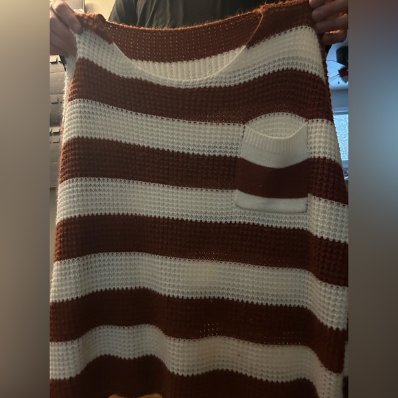 Shein Drop Shoulder Sweater Plus Sized - Picture 3 of 4